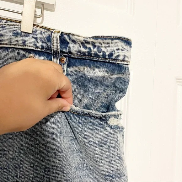 Abercrombie & Fitch The 90s Straight Leg Ultra High Rise Jeans Plus Size 36 22 - Picture 10 of 10